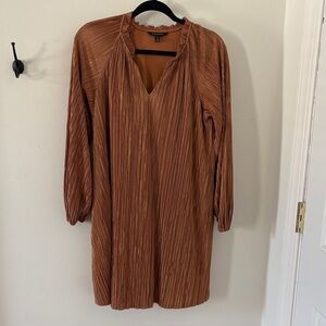 Orange “Banana Republic” dress, size small.